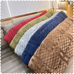 Home Chăn lông thỏ COCO có màu trắng tinh khiết, kích thước rộng rãi 2m x 2,3m